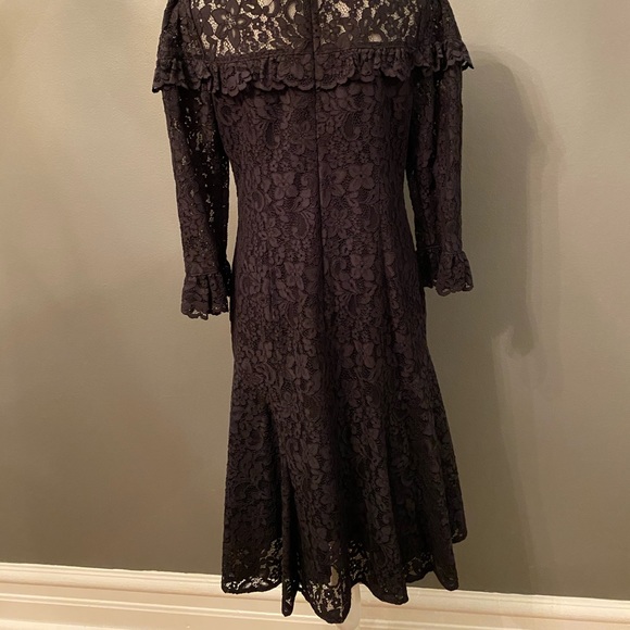 Teri Jon size 8 Black lace dress - Picture 4 of 5